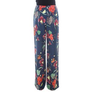 The most beauty DVF silk high rise wide leg pant US Small